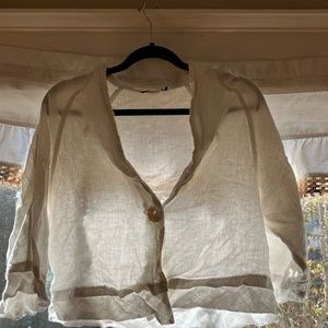 Linen cardigan